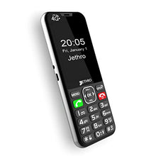 Load image into Gallery viewer, Jethro [SC490] 4G/LTE Unlocked Bar Style Cell Phone for Seniors &amp; Kids, Big Screen and Large Buttons, Hearing Aid Compatible with Charging Dock, FCC Certified.
