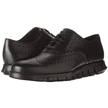 Load image into Gallery viewer, Mens Brogues Classic Oxfords Dress Shoes Formal Business Brogues Derby Lace Up Shoes for Evening Uniform Party Work,Black,9.5
