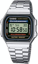 Load image into Gallery viewer, Casio Men's Vintage A168WA-1 Electro Luminescence Watch
