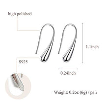 Load image into Gallery viewer, 925 Silver Earring Fashion Jewelry Teardrop/Water drop/Raindrop Dangle Earrings For Women Valentine Gifts
