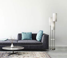 Load image into Gallery viewer, Adesso 4305-22 Trio Floor Lamp, 68.00 x 14.00 x 11.70 inches, Brushed Steel
