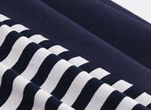 Load image into Gallery viewer, Wellwits Women's Vintage Pin Up A Line Stripes Sailor Dress Navy M
