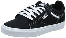 Load image into Gallery viewer, Vans Men's Seldan Sneaker, Black Canvas Black White 187, 11
