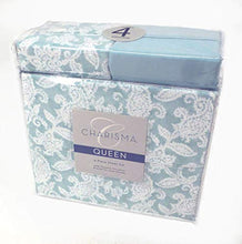 Load image into Gallery viewer, CM Queen Charisma Microfiber 6 Piece Bed Sheet Set (Surat Paisley Pool)
