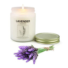 Load image into Gallery viewer, Lavender Candles for Women, Scented Candles Made with Soy Wax, 10 Ounce, 50 Hours Burn Time, Long Lasting Scented - Lavender
