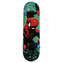 Load image into Gallery viewer, PlayWheels Ultimate Spider-Man 28" Complete Kids Trick Skateboard, Red
