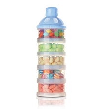 Load image into Gallery viewer, Accmor Baby Milk Powder Formula Dispenser, Non-Spill Smart Stackable Baby Feeding Travel Storage Container, BPA Free, 5 Compartments, 2 Pack
