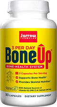 Load image into Gallery viewer, Jarrow Formulas BoneUp Three Per Day - 90 Capsules - Micronutrient Formula for Bone Health - Includes Natural Sources of Vitamin D3, Vitamin K2 (as MK-7) &amp; Calcium - 30 Servings

