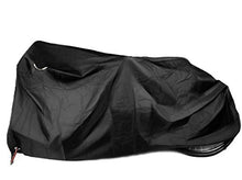 Load image into Gallery viewer, Kotivie Tandem Bicycle Cover Extra Long Bike Storage Cover 2 Seater Bike Cover Trailer Bike Cover Waterproof Sun Protection Black
