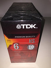 Load image into Gallery viewer, TDK T-120HS Premium Quality VHS Cassettes 10 pack
