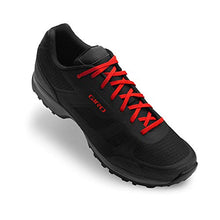 Load image into Gallery viewer, Giro Gauge Mens Mountain Cycling Shoe − 44, Black/Bright Red (2020)
