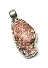 Load image into Gallery viewer, Natural Copper Nugget 925 Solid Sterling Silver Pendant 40mm
