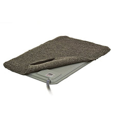 Load image into Gallery viewer, K&amp;H Pet Products Deluxe Lectro-Kennel Heated Pad Small Gray 12.5" x 18.5" 40W
