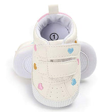 Load image into Gallery viewer, Baby Boys Girls Sneakers Non Slip Rubber Sole Infant Toddler First Walker Outdoor Tennis Crib Dress Shoes (12-18 Months Toddler, C-Muti-Color)
