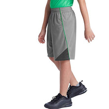 Load image into Gallery viewer, C9 Champion Boys' Color Block Short-9" Inseam, Hardware Gray Heather/Charcoal, XL

