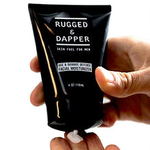 Load image into Gallery viewer, RUGGED &amp; DAPPER Age + Damage Defense Facial Moisturizer | Dual Purpose Face Lotion &amp; Aftershave for Men - 4 Oz
