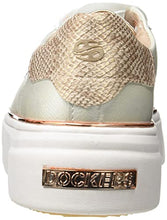 Load image into Gallery viewer, Dockers by Gerli Women's Low-Top Sneakers, White Rose Gold, 6.5
