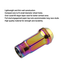 Load image into Gallery viewer, 20 PCS Universal Chrome M12x1.5 Extended Tuner Lug Nuts-Open End Cone Seat， Wheel Bolts Stud Forged Racing Lug Nuts Spline V48 Auto Acorn Rim Extend Lock Cover
