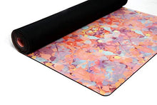 Load image into Gallery viewer, YOGA DESIGN LAB | The Combo Yoga MAT | 2-in-1 Mat+Towel | Eco Luxury | Ideal for Hot Yoga, Power, Bikram, Ashtanga, Sweat | Studio Quality | Includes Carrying Strap! (Kaleidoscope, 3.5mm)
