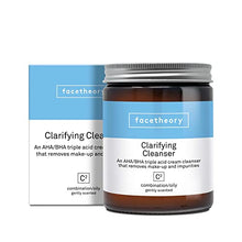 Load image into Gallery viewer, Facetheory Clarifying Cleanser C2 with Glycolic Acid | Exfoliating Cream Cleanser | Cleanse, Congested, Blemish-prone Skin | Removes Makeup | Vegan &amp; Cruelty-Free | Made in UK | Mandarin | 170ml
