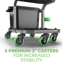 Load image into Gallery viewer, MYCHANIC Rolling Car Wash Stool
