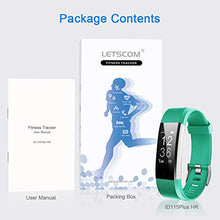 Load image into Gallery viewer, LETSCOM Fitness Tracker HR, Activity Tracker Watch with Heart Rate Monitor, Waterproof Smart Fitness Band with Step Counter, Calorie Counter, Pedometer Watch for Women and Men
