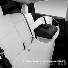 Load image into Gallery viewer, Bomely Fit Tesla Model Y Seat Covers All Season Nappa Leather Car Seat Cushion Protector 2019-2021 Tesla Model Y Accessories (White, Model Y(Full Wrapped 12 Pcs))
