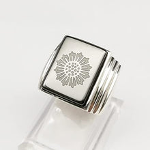 Load image into Gallery viewer, Great Gatsby Leonardo Dicaprio 925 silver ring Black onyx stamped silver ring Rings for men and women (Daisy Pictures, 7)
