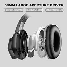 Load image into Gallery viewer, EKSA E1000 USB Gaming Headset for PC - Computer Headphones with Microphone/Mic Noise Cancelling, 7.1 Surround Sound Wired Headset&amp;RGB Light - Gaming Headphones for PS4/PS5 Console Laptop
