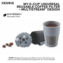Load image into Gallery viewer, Keurig My K-Cup Universal Reusable Filter MultiStream Technology - Gray
