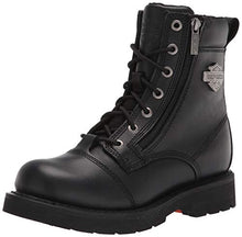 Load image into Gallery viewer, HARLEY-DAVIDSON FOOTWEAR Men's Landry 6" Lace Motorcycle Boot, Black, 8.5
