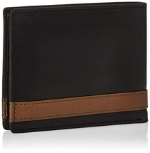Load image into Gallery viewer, Fossil Men's Quinn Leather Bifold with Flip ID Wallet, Black
