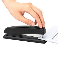 Load image into Gallery viewer, AmazonBasics 10-Sheet Capacity, Non-Slip, Office Stapler with 1000 Staples, Black
