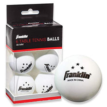 Load image into Gallery viewer, Franklin Sports 3 Star Table Tennis Balls (Pack of 6), 40 mm
