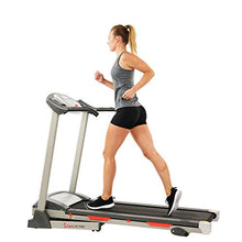 Load image into Gallery viewer, Sunny Health &amp; Fitness Exercise Treadmills, Motorized Running Machine for Home with Folding, Easy Assembly, Sturdy, Portable and Space Saving - SF-T7603, Grey
