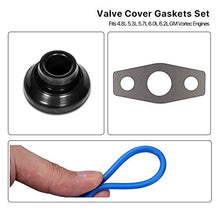 Load image into Gallery viewer, Valve Cover Gasket Set - Compatible with 4.8L 5.3L 6.0L 6.2L Chevy Silverado, Suburban, Tahoe, Trailblazer, GMC Sierra, Yukon, Envoy, Cadillac Escalade - Replace 12637683 VS50504R1
