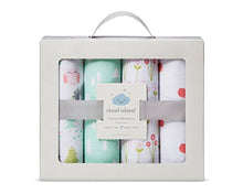 Load image into Gallery viewer, Flannel Baby Blankets Forest Frolic 4pk - Cloud Island
