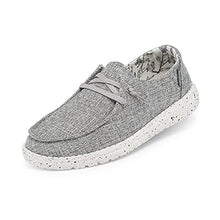 Load image into Gallery viewer, Hey Dude Women's Wendy L Linen Size 10 | Women’s Shoes | Women’s Lace Up Loafers | Comfortable &amp; Light-Weight
