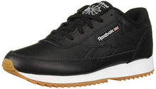 Load image into Gallery viewer, Reebok Women's Classic Renaissance Ripple Sneaker Black/White 8 M US
