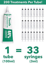 Load image into Gallery viewer, Advance+ Teeth Whitening Gel for Trays Refill Tube, 44% Carbamide Peroxide, 100ml (1 Tube = 33 Syringes!), Lasts 12 Months &amp; Beyond, Free Pen Included!
