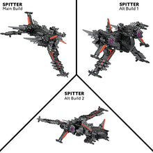 Load image into Gallery viewer, Snap Ships Komplex Spitter K.L.A.W Missile Cruiser -- Build to Battle -- 3 Different Builds -- Ages 8+
