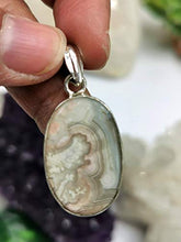Load image into Gallery viewer, Beautiful rhodochrosite pendant in 925 sterling silver - gemstone/crystal gift |Mother's Day/engagement/wedding/anniversary/birthday gift
