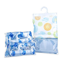 Load image into Gallery viewer, DampRid Hanging Bag, Moisture Absorber, Pack of 3 (16 oz. ea.), 3 Pack, Blue
