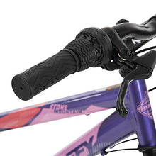 Load image into Gallery viewer, Huffy Hardtail Mountain Bike, Stone Mountain, 24 inch 21-Speed, Lightweight, Purple (74818)
