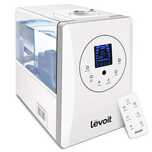 Load image into Gallery viewer, LEVOIT Humidifiers for Large Room Bedroom (6L), Warm and Cool Mist Ultrasonic Air Humidifier for Home Whole House Babies Room, Customized Humidity, Remote, Germ Free and Whisper-Quiet
