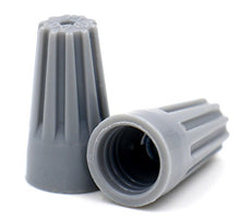 Load image into Gallery viewer, Baomain Wire Connector P1 22-16 AWG x2 Twist-On Easy Screw On Cap 300V Max Voltage Gray 100 Pack
