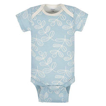 Load image into Gallery viewer, Grow by Gerber Baby Girl's Organic 5-Pack Short-Sleeve Onesies Bodysuits Pants, Orange/Yellow/Green/Ivory, 3-6 Months
