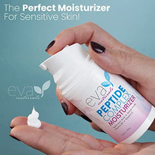 Load image into Gallery viewer, Eva Naturals Collagen Peptide Complex Moisturizer - Anti-Wrinkle Facial Moisturizer For All Skin Types - Deeply Hydrating Multi-Peptide Collagen Boosting Face Cream For Firmer, Smoother Skin - 1.7Oz
