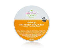 Load image into Gallery viewer, Mambino Organics Oh Baby! Belly Butter - All Natural Anti Stretch Mark Cream, 4 Ounces
