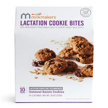 Load image into Gallery viewer, Munchkin Milkmakers Lactation Cookie Bites, Oatmeal Raisin, 10 Count
